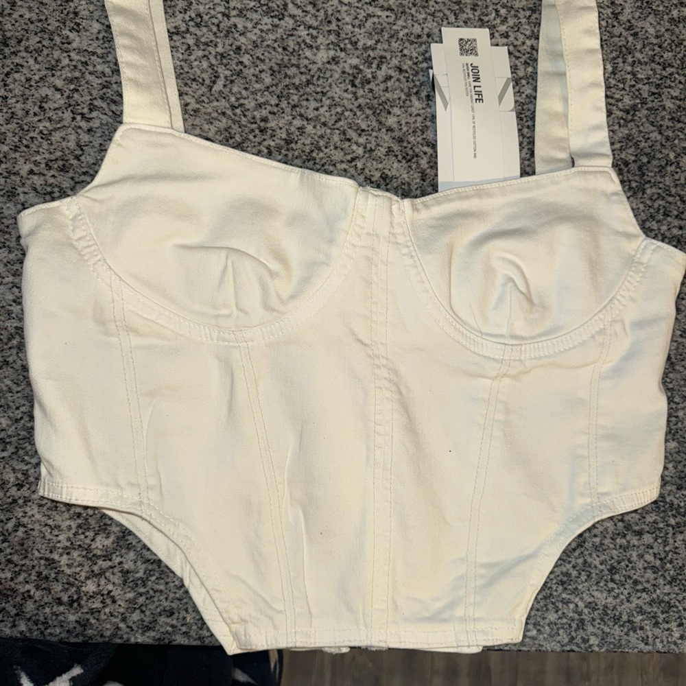 White Corset Top